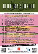 Klub 007 Strahov - program na listopad 2019