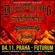 Synové vzpoury rozdmýchají divoký oheň - DESTROYER 666 a další 4. 11. 2019 v Praze