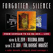 FORGOTTEN SILENCE, ADOR DORATH, ANTIGOD a DEAD CARNAGE 6. 12. v Brně, 7. 12. v Uherském Hradišti