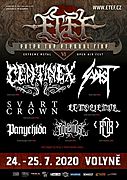 Volyňský ETEF open air (24.-25. 7. 2020) oznamuje CENTINEX, PANYCHIDU, ET MORIEMUR a F.O.B.!