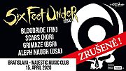 Aprílový koncert SIX FEET UNDER v Bratislave sa ruší