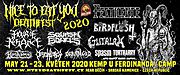 Festivaly 2020 / koronavirus: NICE TO EAT YOU DEATHFEST se posouvá o jeden rok