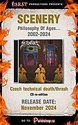 CD reedice druhého alba SCENERY z roku 2022 vyjde u Pařát Productions v listopadu