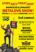 Spark Rock Friday Night odstartují v Dolním Benešově WITCH HAMMER a SEBASTIEN