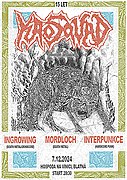 KAOSQUAD 15 LET + INGROWING, INTERPUNKCE, MORDLOCH 7. 12. 2024 v Blatné