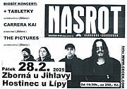 NAŠROT, TABLETKY a další zahrají 28. 2. 2025 ve Zborné u Jihlavy