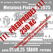Metalová Brusírna na Pintovce 2025 - předprodej limitované edice lístků!