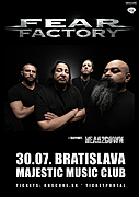 Mechanizovaná jednotka FEAR FACTORY útočí na Bratislavu