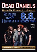 Letní tour DEAD DANIELS pokračuje příští pátek v Lipencích