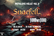 Metalová nálož vol. 2 v Šumperku: SNAEFELL, 100 NA 100, ARCANUM