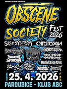Obscene Society 2026 v dubnu v Pardubicích