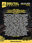 Brutal Assault odhaluje masivní update lineupu – do pevnosti míří BODY COUNT, PRIMUS, synthwave ikony i CRADLE OF FILTH