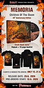 Vychází CD MEMORIA - "Children Of The Doom" (25th Anniversary Edition) 