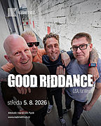 GOOD RIDDANCE už 5. srpna poprvé v Brně!