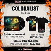 Loňské album  COLOSALIST vyjde 29. 8. 2026 na vinylu pod Pařátem