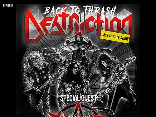 Thrash až za hrob! Němci DESTRUCTION zaútočí v Jaroměři - info