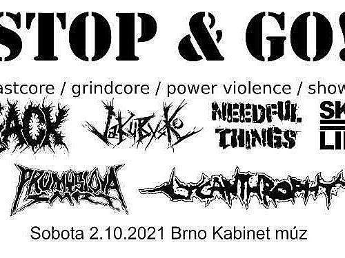 Stop & Go!-fastcore/grindcore/powerviolence show Brno 2 - info