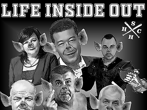 LIFE INSIDE OUT – Společnost sviní