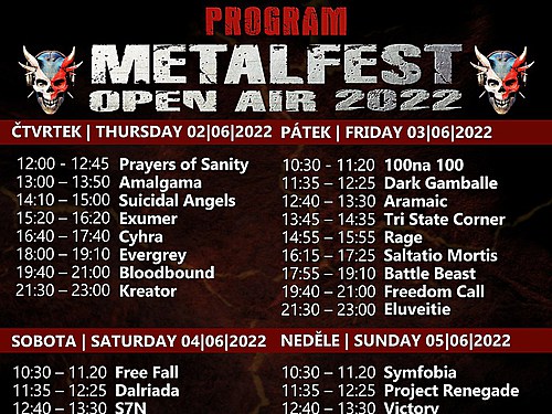 METALFEST OPEN AIR 2022 - den první (čtvrtek)