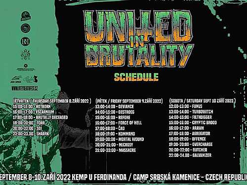 UNITED IN BRUTALITY - info