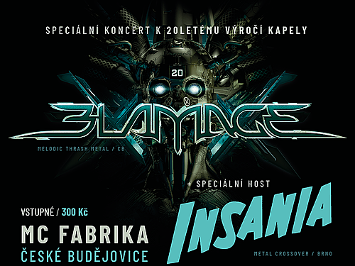 20 let BLAMAGE + INSANIA - info