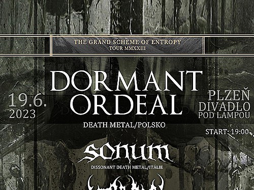 DORMANT ORDEAL (Polsko), SONUM (Itálie), HEAVING EARTH, INNERSPHERE - info