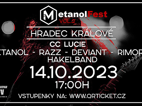 Druhý METANOL fest přichází za hymny Votroků - info