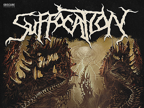 SUFFOCATION, ENTERPRISE EARTH, SANGUISUGABOGG, ORGANECTOMY - info