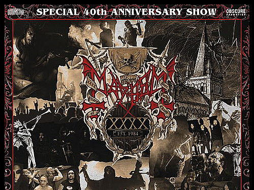 MAYHEM - Special 40th Anniversary show - info