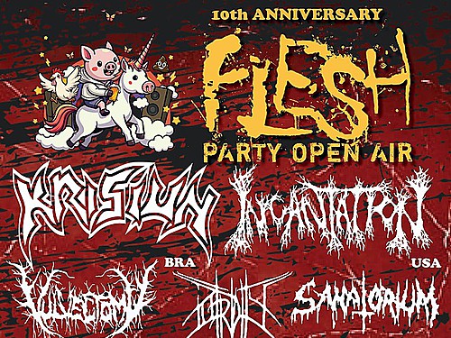 Desiaty ročník FLESH PARTY OPEN AIR prinesie legendy death metalu do Serede - info