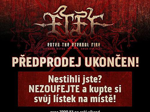 ETEF 2025: aktuální info, novinky v areálu, merchandise, vstupné na místě - info