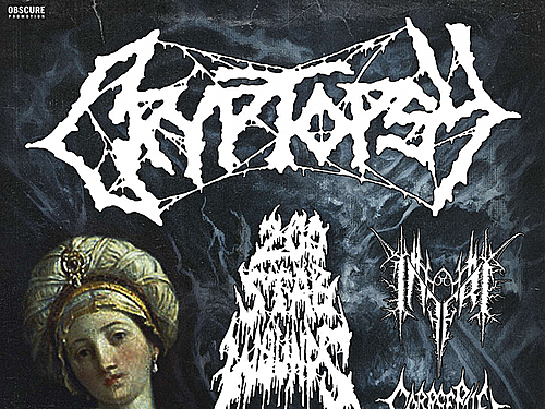 CRYPTOPSY, 200 STAB WOUNDS, INFERI, CORPSE PILE - info