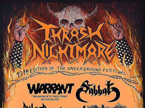 THRASH NIGHTMARE vol. 13, 9.–10. 10. 2026, Písek – Divadlo Pod Čarou – den první
