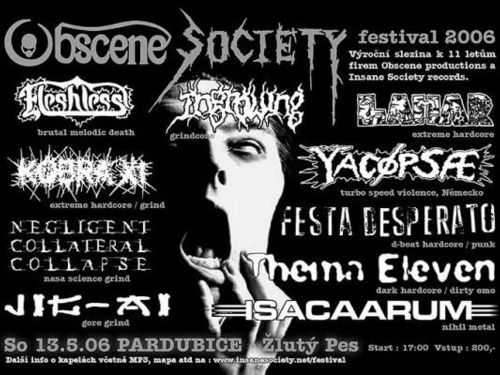 OBSCENE SOCIETY festival 2006 info!