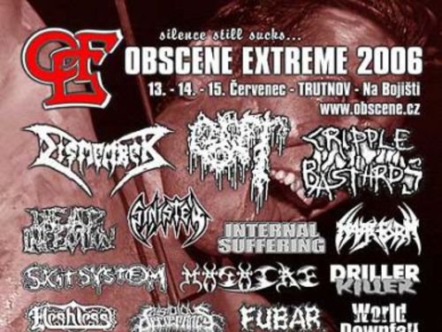 OBSCENE EXTREME 2006 - další brutální infoservis!