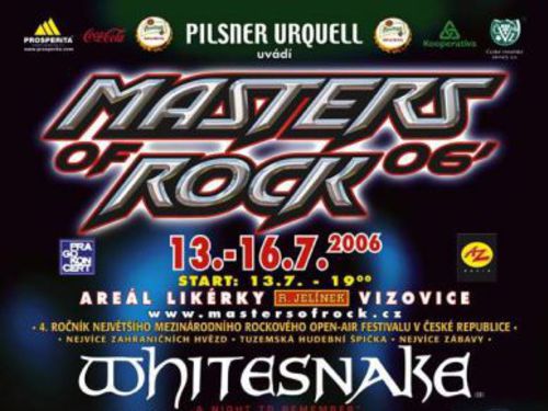 MASTERS OF ROCK 2006 &#8211; další info