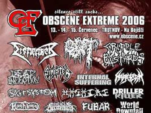 ANKETA MEZI POŘADATELI LETNÍCH FESTIVALŮ 2006 &#8211; OBSCENE EXTREME 13. &#8211; 14. &#8211; 15.7.2006