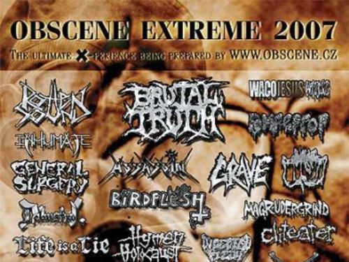 OBSCENE EXTREME 2007 bude opět v Trutnově - první info!