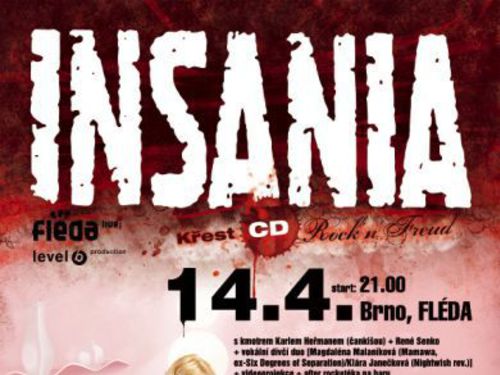 INSANIA křest - 14.4.2007 – Brno – Fléda