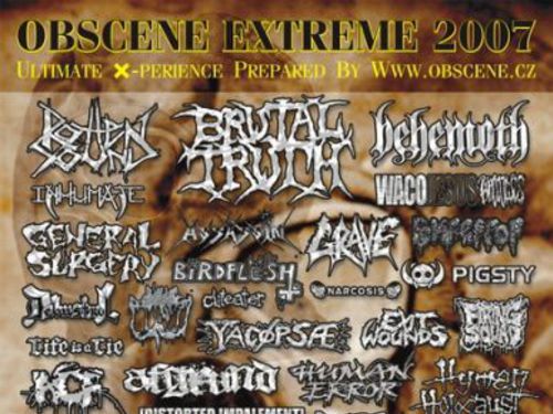 Obscene Extreme 2007-info