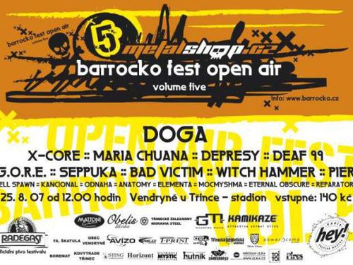 BARROCKO-METALSHOP.CZ FEST OPEN AIR vol.5 - info