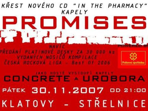PROMISES &#8211; Křest nového alba-30-11-07-info