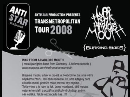 ANTISTAR PRODUCTION PRESENTS Transmetropolitan Tour 2008