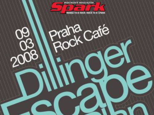 THE DILLINGER ESCAPE PLAN(USA) v Praze-09-03-08-info