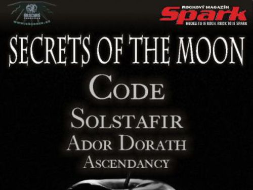 Koncert SECRETS OF THE MOON, CODE, SOLSTAFIR a spol. již 3.10.2009 v Brně! - info