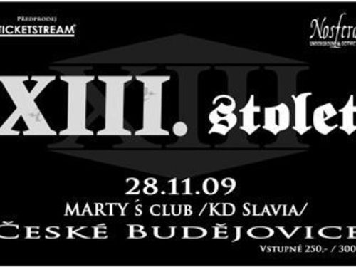 XIII. STOLETÍ, DARK ANGELS; České Budějovice 28.11.2009, Martys