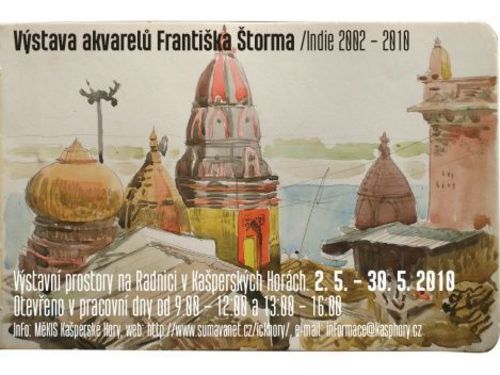 Výstava akvarelů Františka Štorma - info
