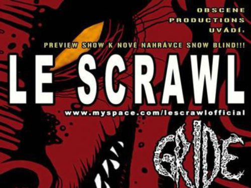LE SCRAWL - preview show k nové desce Snow Blind - info