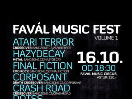 Favál Music Fest Vol. 1 doplňuje line-up a představuje akci na panáky - info