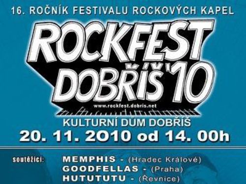 ROCKFEST DOBŘíŠ 2010 - info